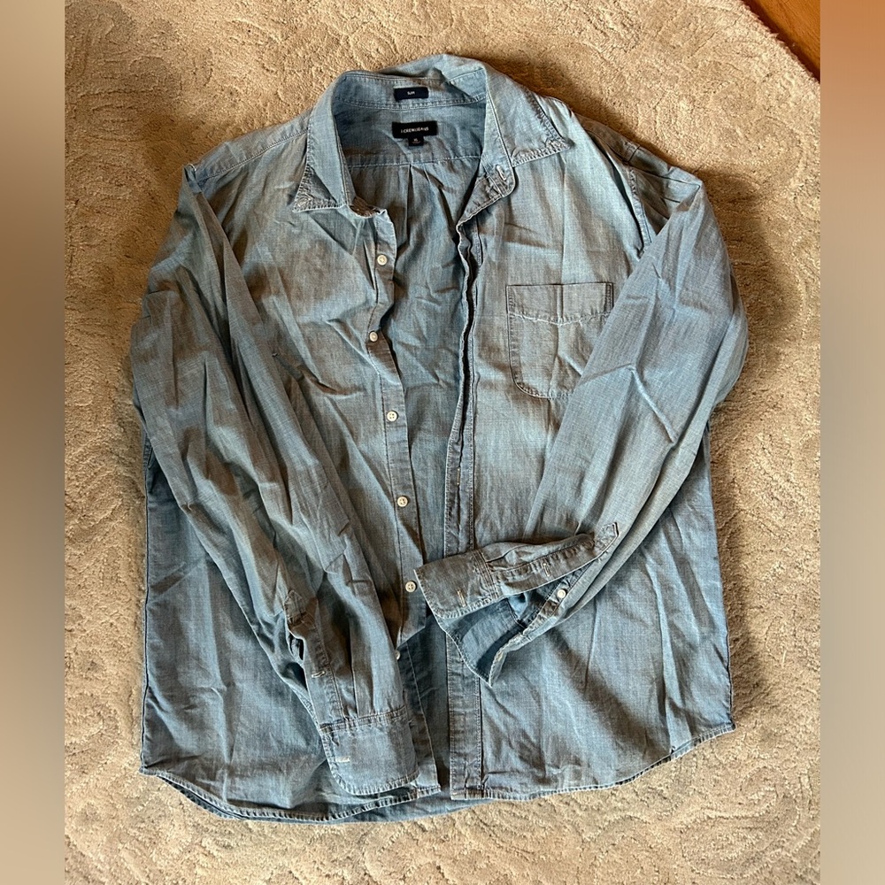 J. Crew Light Blue Men's Shirt
